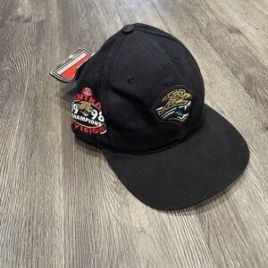 Vintage 90's Nike Jacksonville Jaguars Hat NFL Pro Line 1998 Champion Patch RARE